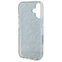 Karl Lagerfeld case for iPhone 16 6,1" KLHCP16SHZBPKCCU purple Hard Zebra With Cord