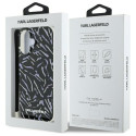Karl Lagerfeld case for iPhone 16 6,1" KLHCP16SHZBPKCCU purple Hard Zebra With Cord