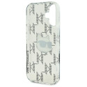 Karl Lagerfeld case for iPhone 16 6,1" KLHCP16SHKLPCHT transparent Hard IML Choupette Head Electropl