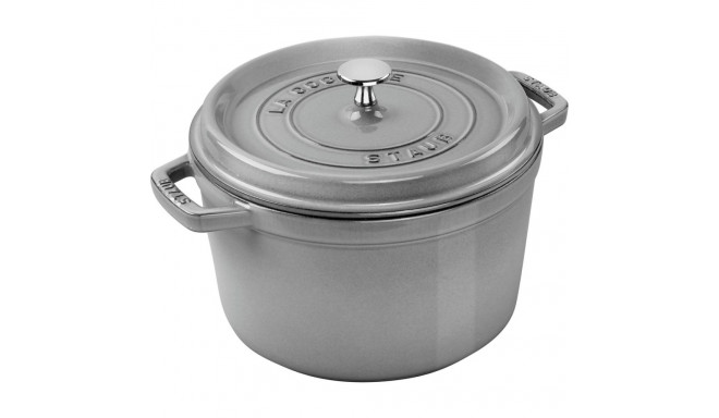 Staub ümmargune malmpott - 4,8 l, grafiit