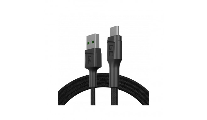 Green Cell KABGC20 USB kaabel USB 2.0 1.2 m USB A Micro-USB B Must