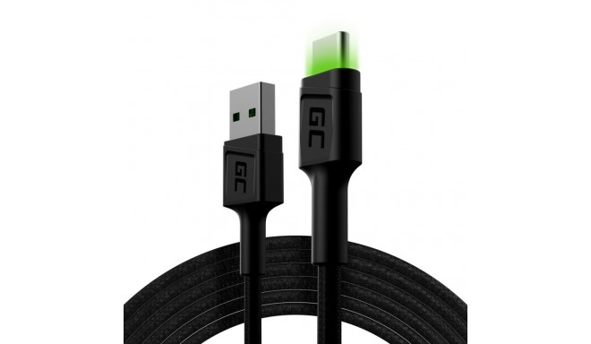 Green Cell KABGC13 USB kaabel USB 2.0 2 m USB A USB C must