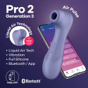 Satisfyer Pro 2 Generation 3 Double Air Pulse Vibrator With App Lilac