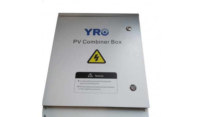 PV Combiner Box, DC 4in-4out, steel