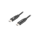 USB-C M/M 2.0 CABLE 1.8M QUICK CHARGE 4.0 BLACK LANBERG