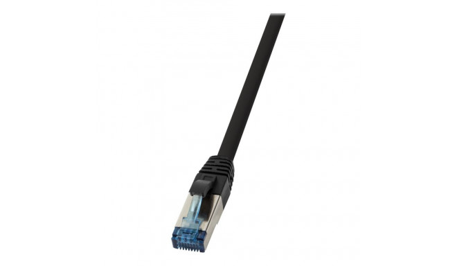 LOGILINK CQ6095S Patchcable PUR Cat.6A S/FTP black 10m