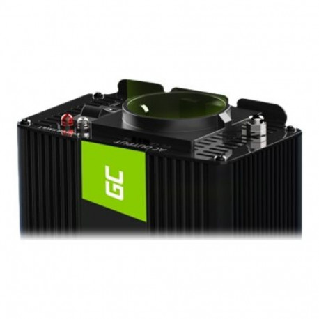 GREENCELL auto vooluinverter 24V–230V 1000W/2000W puhas siinuslaine