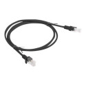 Lanberg patchcord RJ45 cat. 6 UTP 1m (PCU6-10CC-0100-BK), black