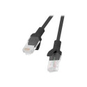 Lanberg patchcord RJ45 cat. 6 UTP 1m (PCU6-10CC-0100-BK), black