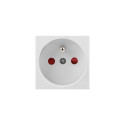 LANBERG AC 45x45 socket 230V french white