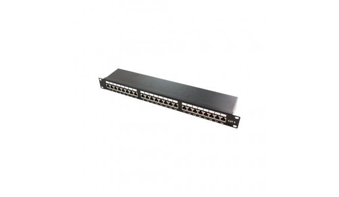 LOGILINK NP0061 LOGILINK-  Patch Panel 19-mounting Cat.6A STP 24 ports, black