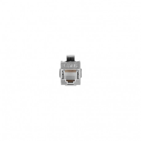 LANBERG feed-thru keystone connector RJ45->RJ45 FTP cat.5e 90