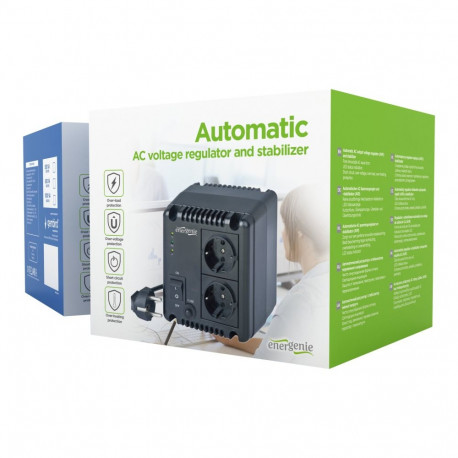 GEMBIRD automaatne vahelduvvoolu pingeregulaator ja stabilisaator EG-AVR-1001 LED 230V AC 1000VA
