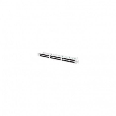 LANBERG PPU6-1048-S Lanberg Patch Panel 48 port 1U, cat. 6, grey