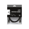 GEMBIRD PP12-3M/BK Gembird patchkaabel RJ45, cat.5e, UTP, 3m, must
