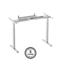 Adjustable Height Table Frame Up Up Bjorn, White