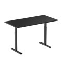 Adjustable Height Table Up Up Bjorn Black, Table top L Black