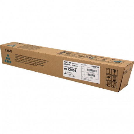 Ricoh MP C6003 (841856) Toner Cartridge, Cyan