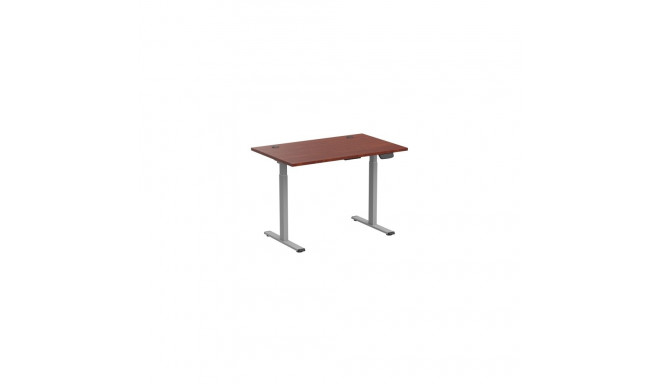 Adjustable Height Table Up Up Bjorn Gray, Table top M Dark Walnut