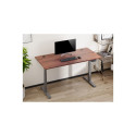 Adjustable Height Table Up Up Thor Gray, Table top L Dark Walnut