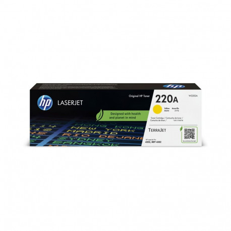 HP 220A (W2202A) Toner Cartridge, Yellow