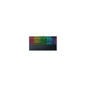 Razer Ornata V3 Wired Gaming keyboard, USB, RGB LED, US, Mecha-membrane switch, Black