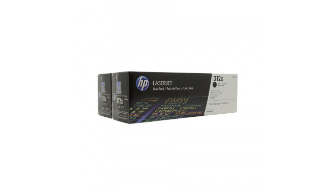 HP 312X (CF380XD) Toner Cartridge, 2-pack, Black (8800 pages)