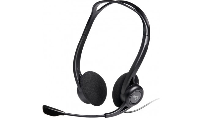 Logitech PC 960 Wired Headset, USB-A, Black