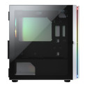 COUGAR | Purity RGB White | PC Case | Mini Tower / TG Front Panel with ARGB strip / 1 x ARGB Fan / 3