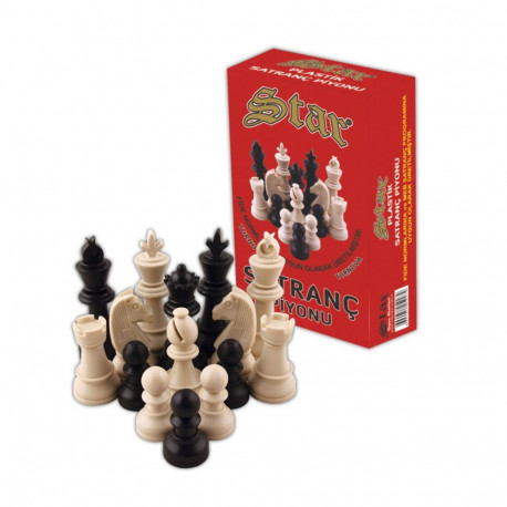 Star Tournament Size Plastic Chess