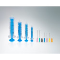 CHIRANA® 2-part disposable syringes with needles (5 ml with needle 0,70 x 35 mm (22 G x 1 2/5’’)) - 