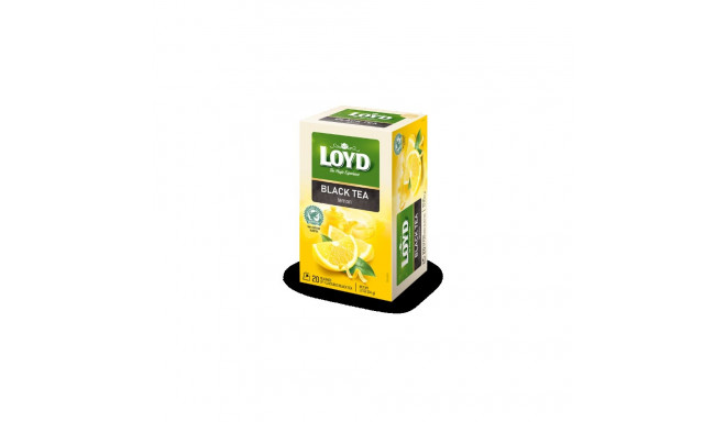 Must tee LOYD sidruni aroomiga, 20 x 2g