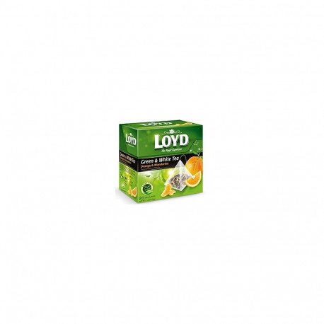 Roheline tee LOYD Apelsini- ja mandarinimaitseline 20 x 1.5g, Püramiid