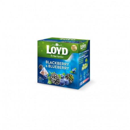 Tee LOYD põldmarja- ja mustika maitseline 20 x 2g
