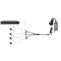 PNI 1x5 jaotur DVR-i toiteallikale ja valvekaameratele