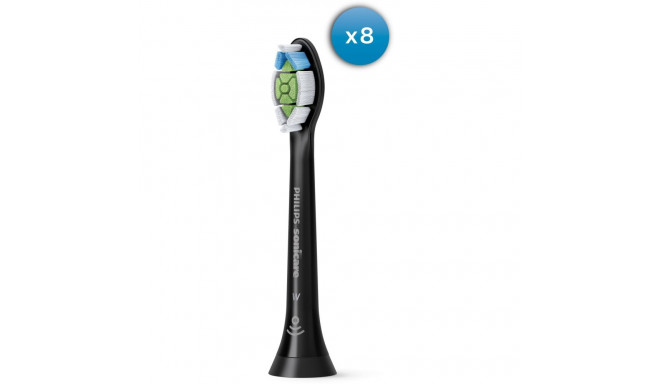 "Philips Zahnbürste Zubehör Sonicare Optimal White - schwarz - 8er"