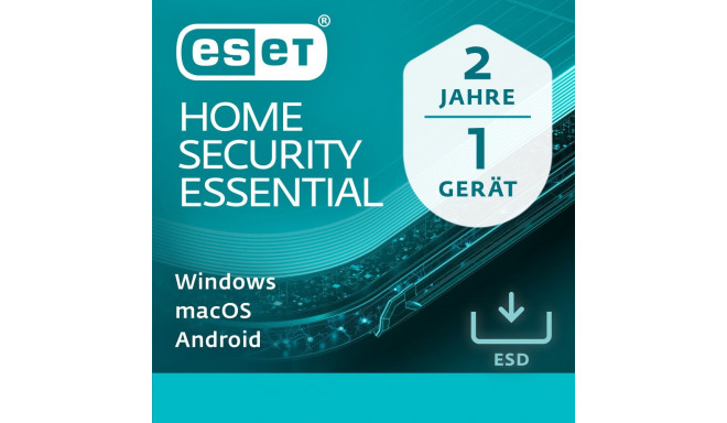 "ESET Home Security Essential - 1 User, 2 Years - ESD-DownloadESD"