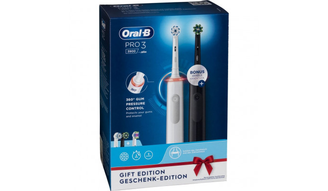 Oral-B Pro 3 3900 Duo czarny/biały