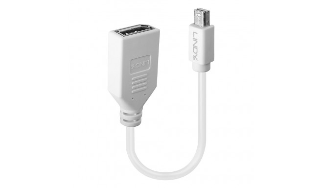 LindyMini DP–DP kaabeladapter. M/F. premium-varjestatud