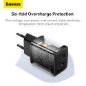 Baseus  Compact  Charger 2U 10.5W EU Black