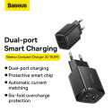 Baseus  Compact  Charger 2U 10.5W EU Black