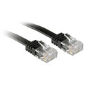 Lindy 2m Cat.6 networking cable Black Cat6