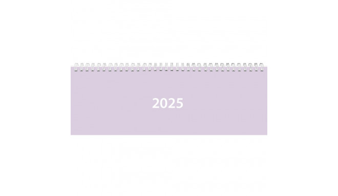 Lauakalender Classic, pastelne lilla, Õhukesed plastkaaned 2025a.