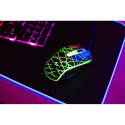 ART set wire keyboard USB A QWERTY with light + wire mouse USB A with light AK-50 black