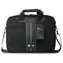 BMW BMCB15COMPVSKL Bag 16" Black Nylon Blue Stripe