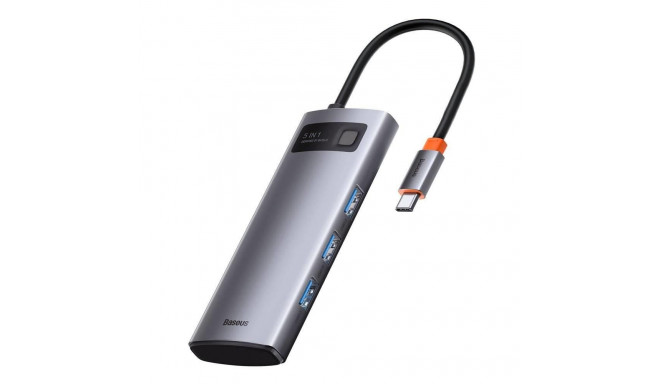 Baseus Metal Gleam Series Hub 5in1 / USB-C to 3x USB 3.0 / HDMI / USB-C PD