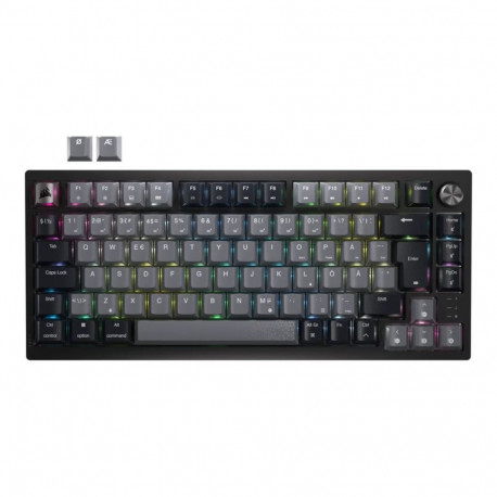Corsair Keyboard | K65 PLUS | Mechanical Gaming Keyboard | Wireless | Nordic | CORSAIR MLX Red | Bla