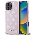 Guess GUHMP16XPGPYSP iPhone 16 Pro Max 6.9" roosa/roosa kõvakorpus Peony Script MagSafe