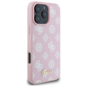 Guess GUHMP16XPGPYSP iPhone 16 Pro Max 6.9" roosa/roosa kõvakorpus Peony Script MagSafe