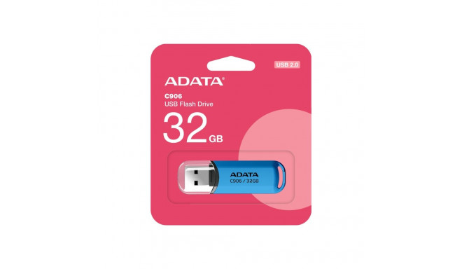 ADATA | USB Mälupulk | C906 | 32 GB | USB 2.0 | Sinine